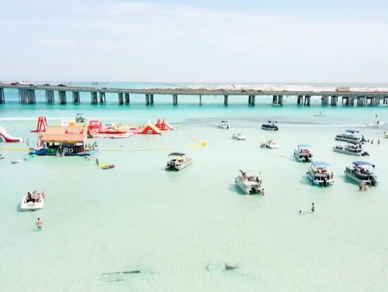 pink pontoons crab island rentals