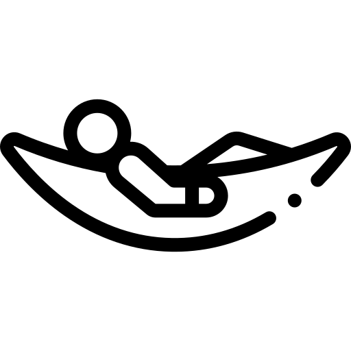 inflatable hammock icon